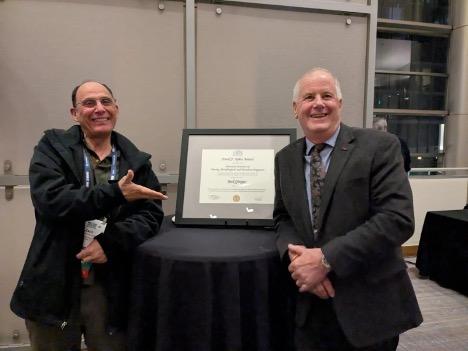Groppo with award 